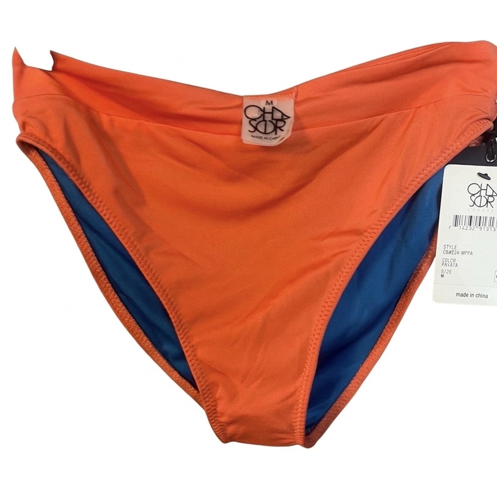 Chaser Orange and Blue Swimwear